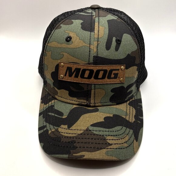 MOOG Auto Parts Camouflage Hat Cap Mesh Back Trucker Hat Adjustable Snap Back - Picture 1 of 6